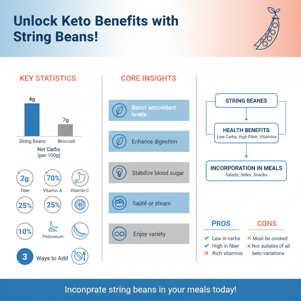 are string beans keto - Data Infographic and Statistics