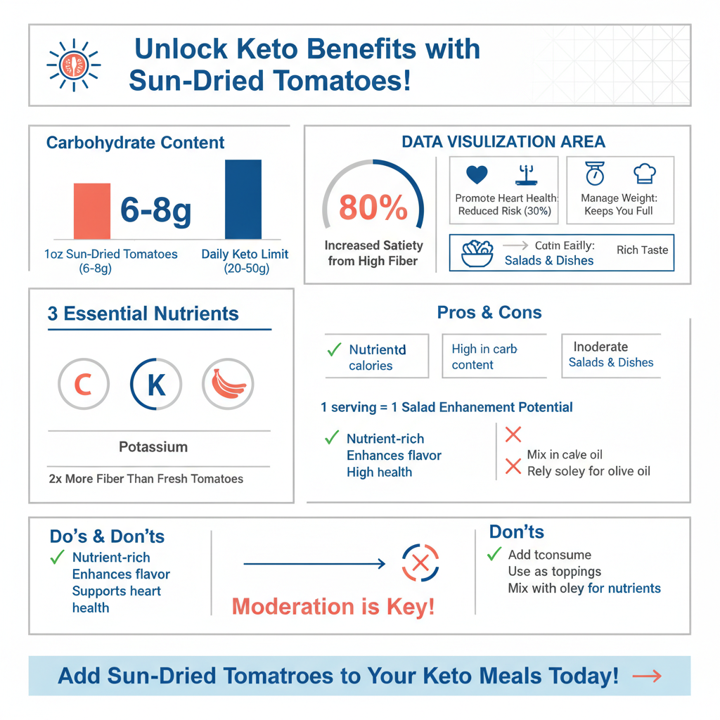 are sun dried tomatoes keto - Data Infographic and Statistics