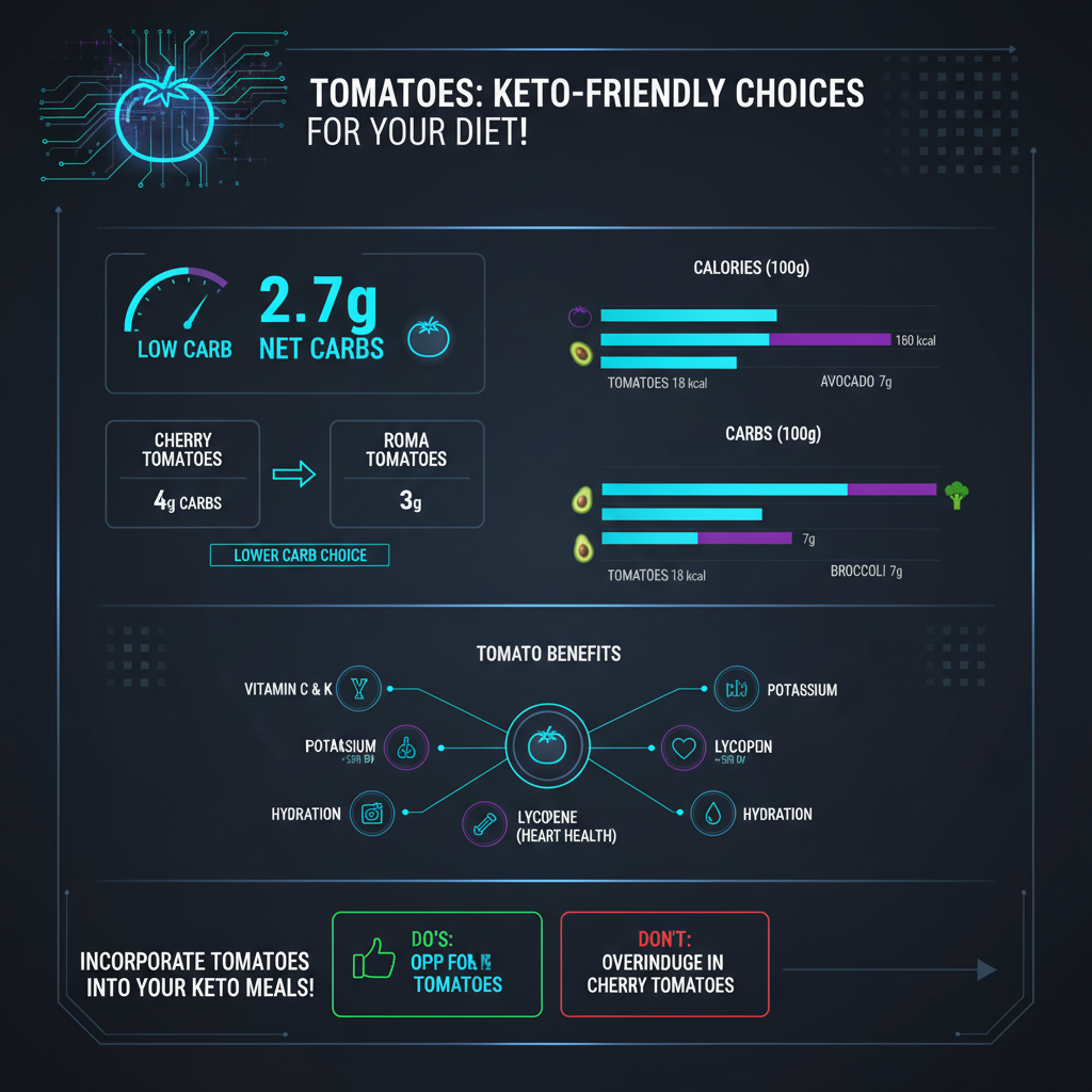 are tomatoes keto approved - Data Infographic and Statistics