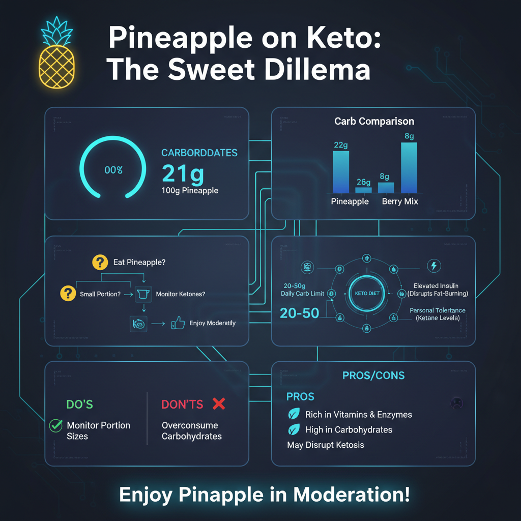 can i eat pineapple on keto - Data Infographic and Statistics