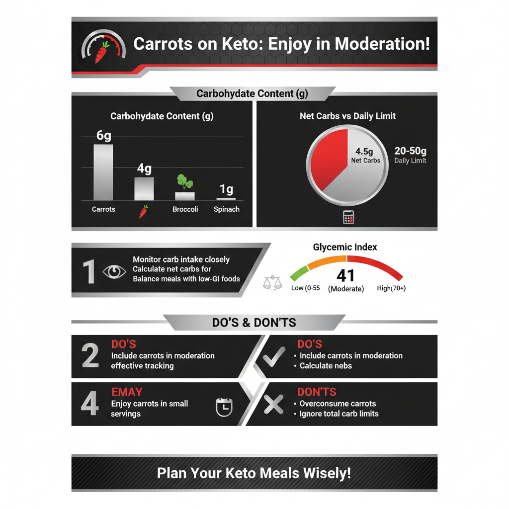 can i have carrots on keto - Data Infographic and Statistics