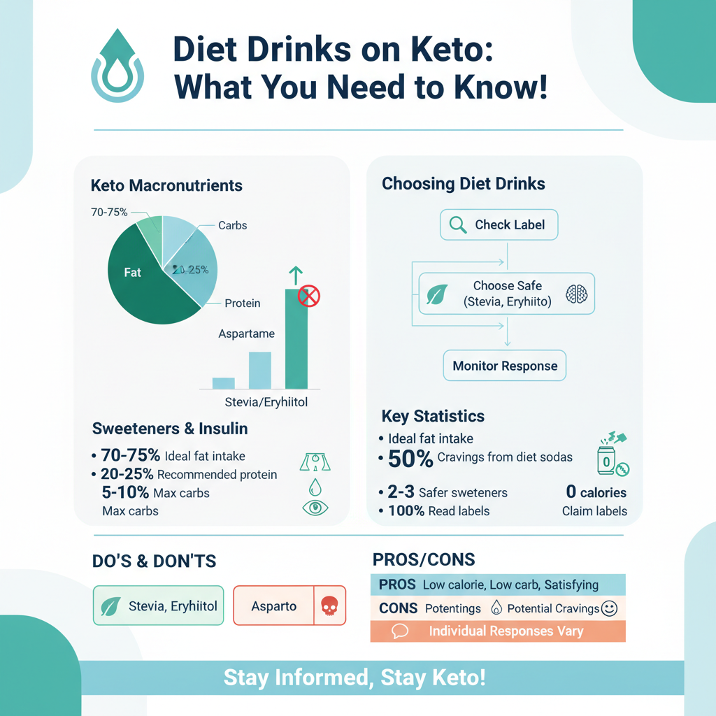 can you drink diet drinks on keto - Data Infographic and Statistics