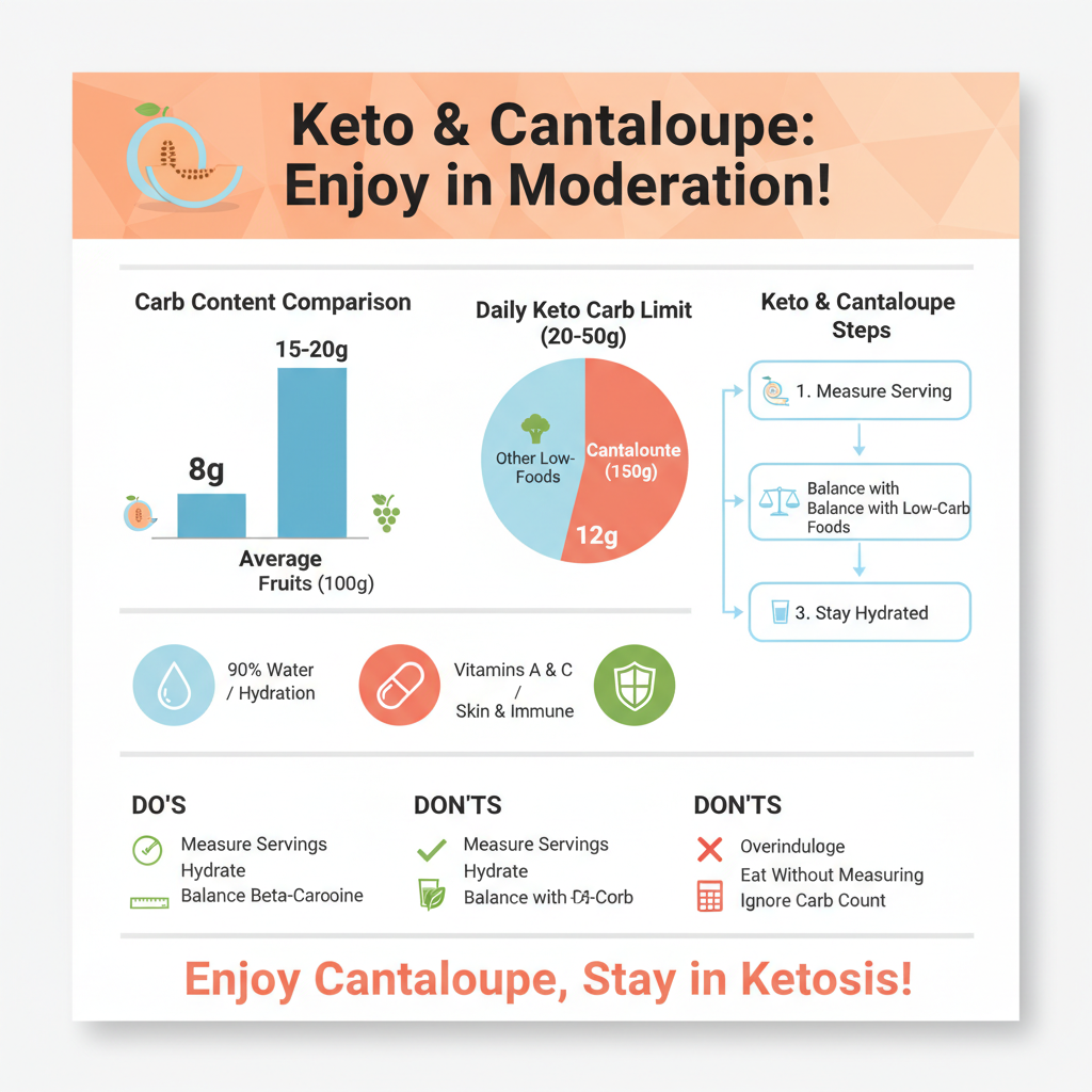 can you eat cantaloupe on keto - Data Infographic and Statistics