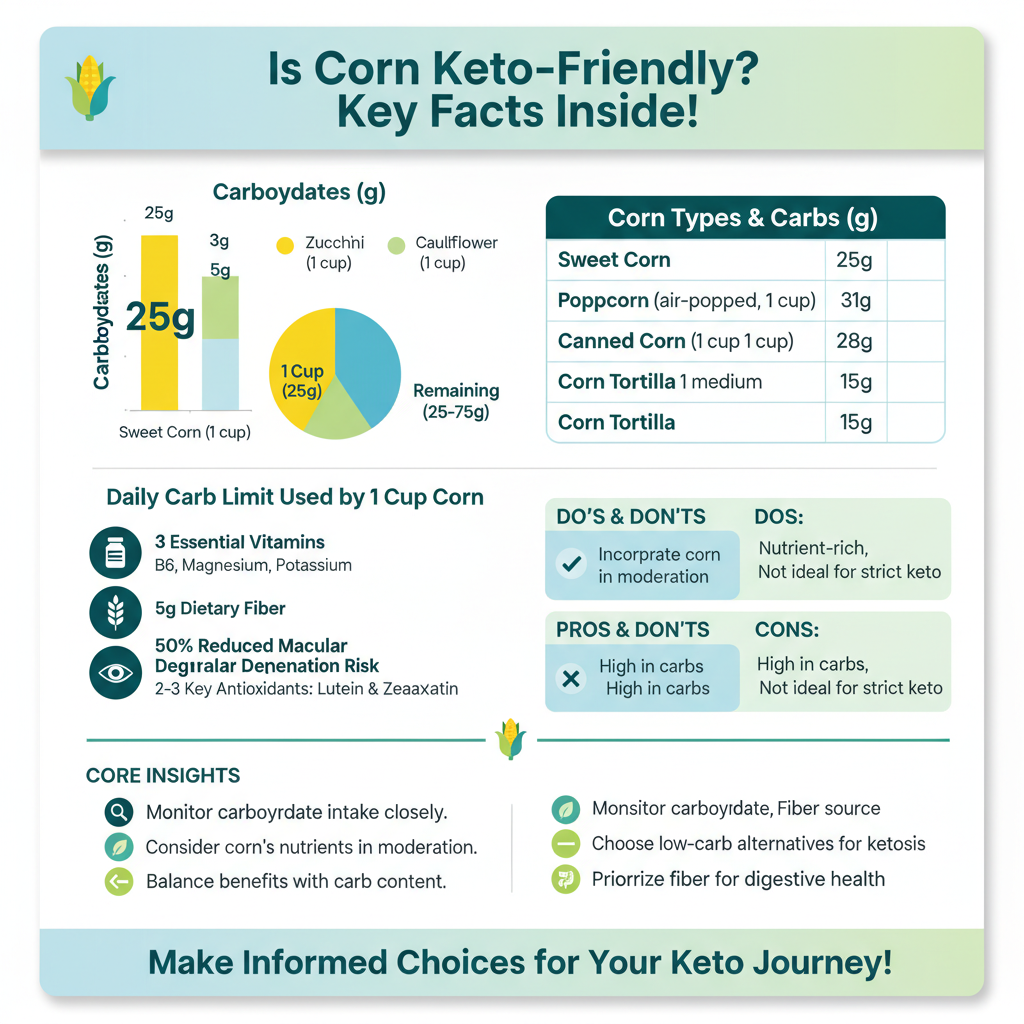 can you eat corn on a keto diet - Data Infographic and Statistics