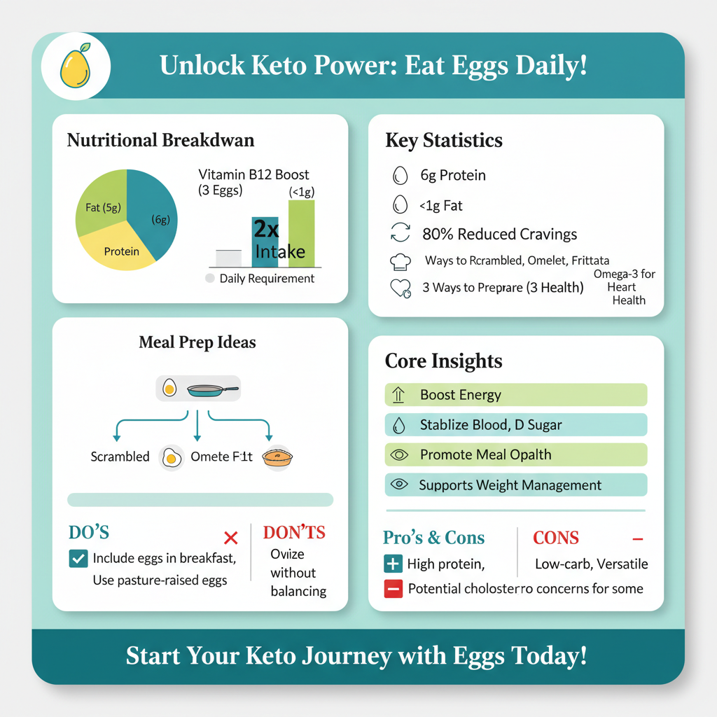 can you eat eggs on keto diet - Data Infographic and Statistics