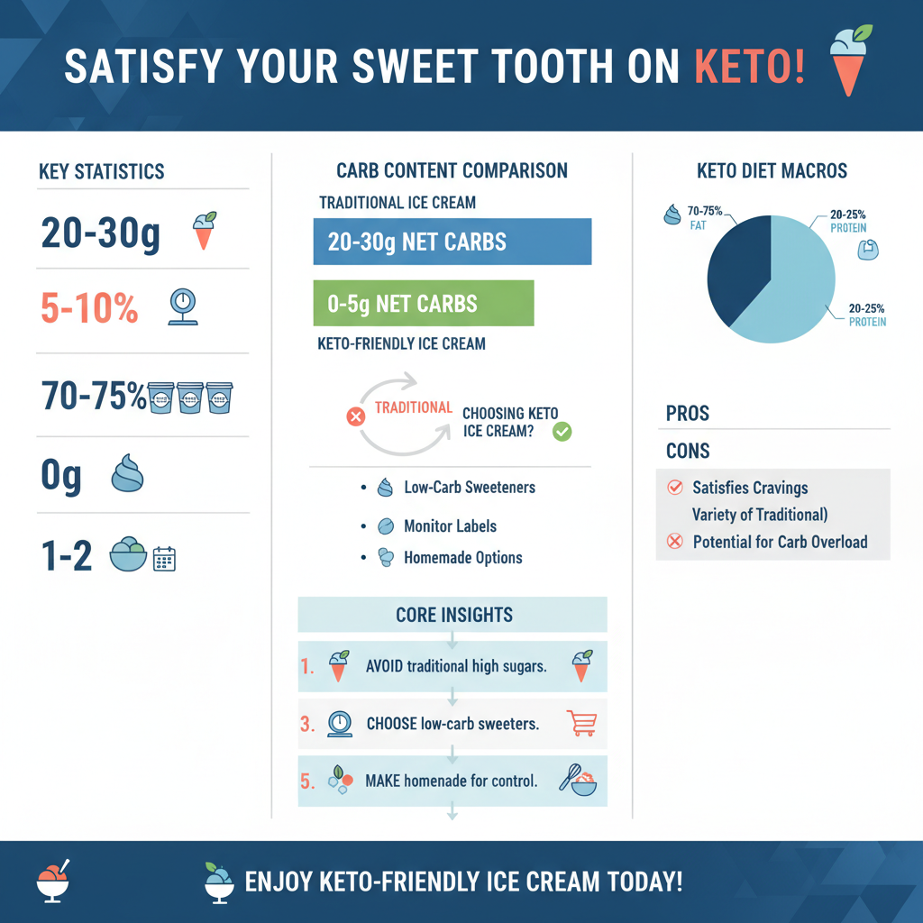 can you eat ice cream on keto - Data Infographic and Statistics