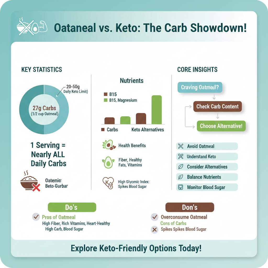 can you eat oatmeal on the keto diet - Data Infographic and Statistics