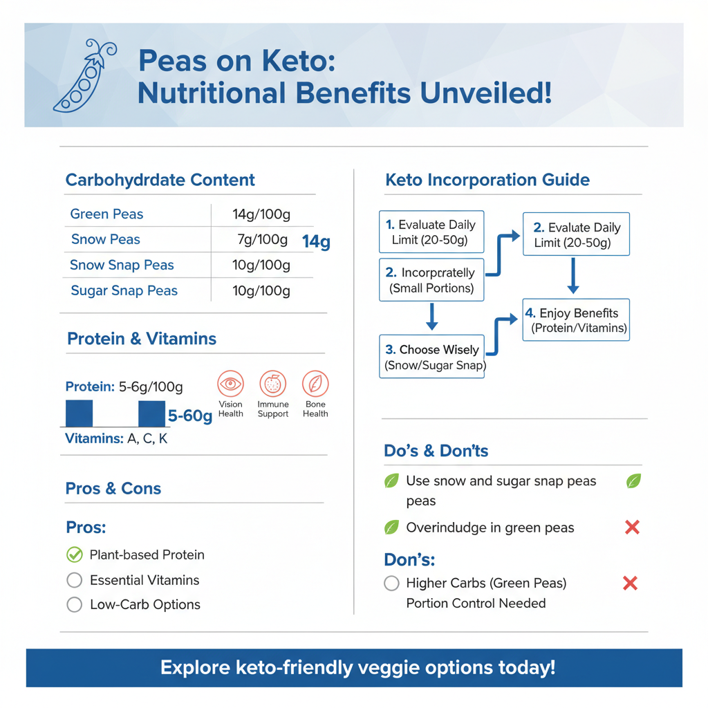 can you eat peas on keto - Data Infographic and Statistics