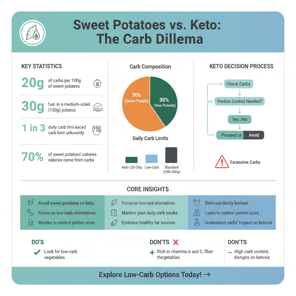 can you eat sweet potatoes on the keto diet - Data Infographic and Statistics