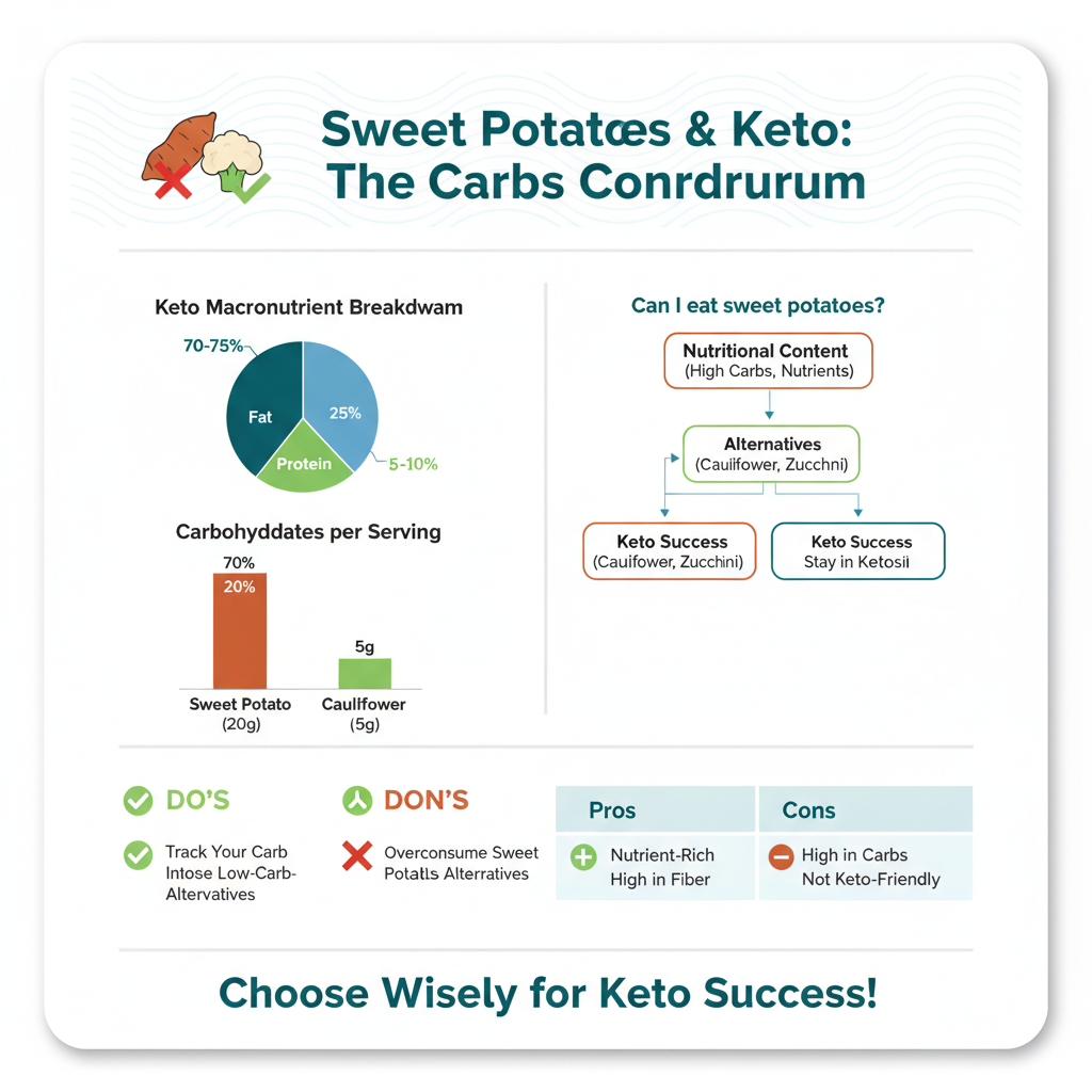can you eat sweet potatoes on a keto diet - Data Infographic and Statistics