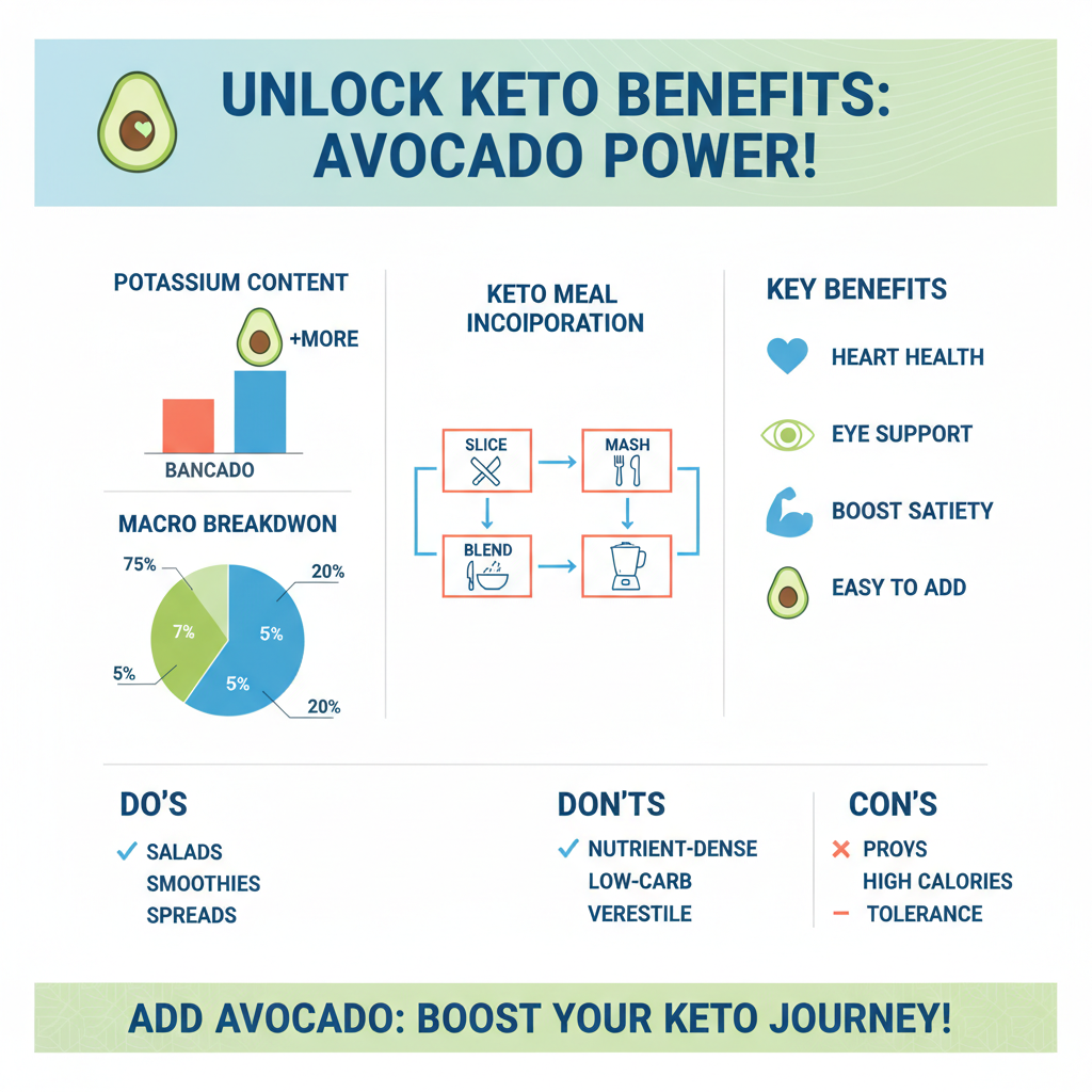 can you have avocado on keto - Data Infographic and Statistics