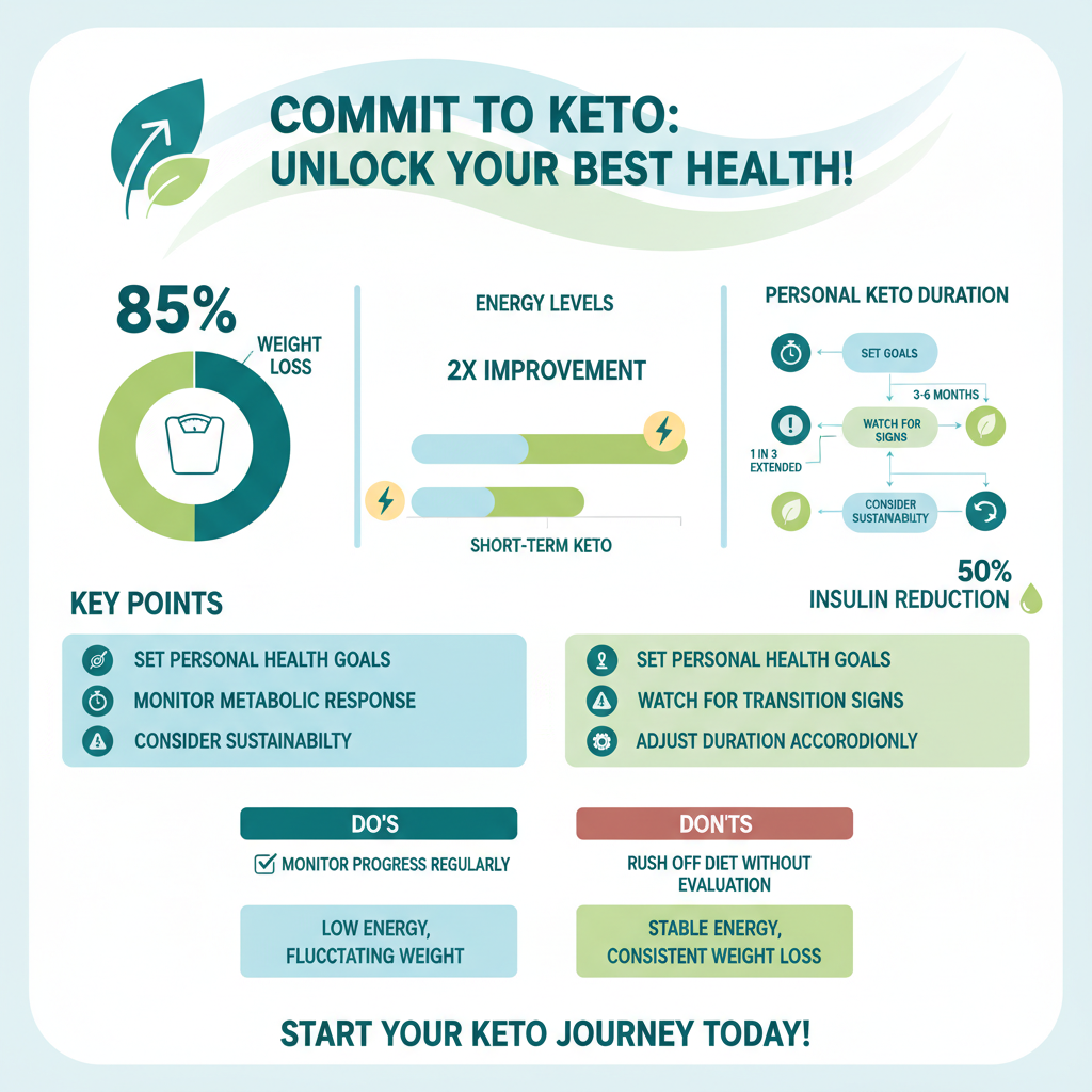 how long should you do a keto diet - Data Infographic and Statistics