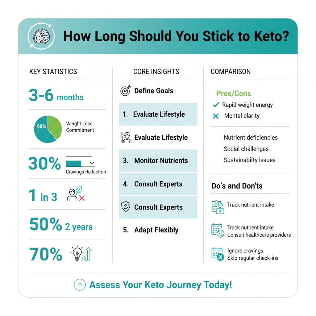 how long should you do the keto diet - Data Infographic and Statistics