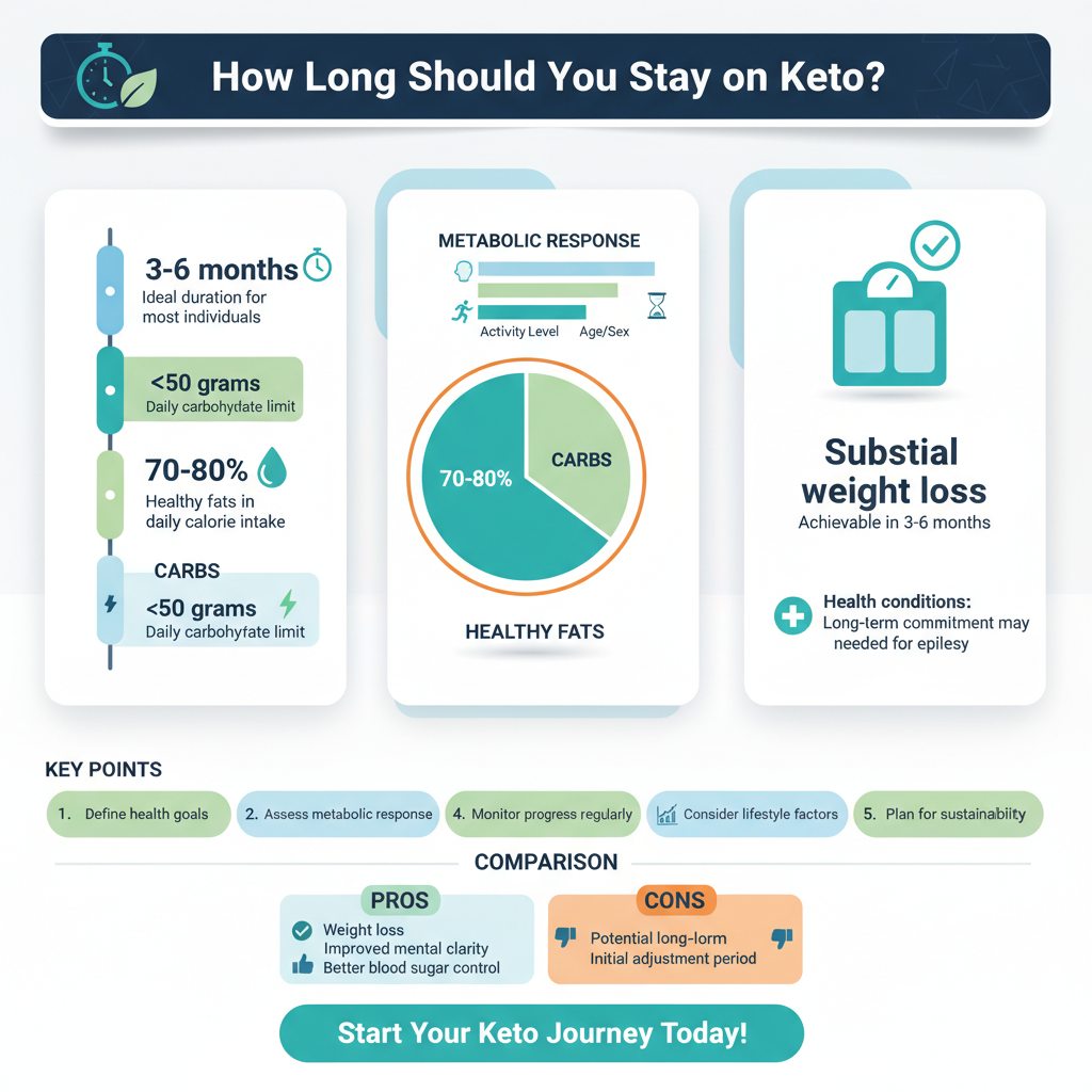 how long should you stay on the keto diet - Data Infographic and Statistics