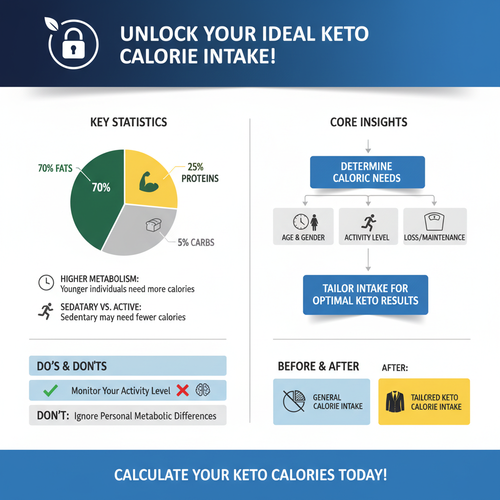 how many calories should i eat keto - Data Infographic and Statistics