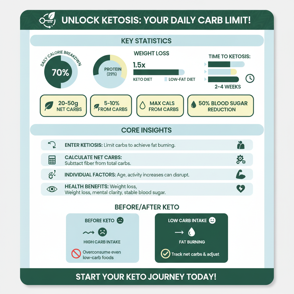 how many carbs are allowed in keto diet - Data Infographic and Statistics