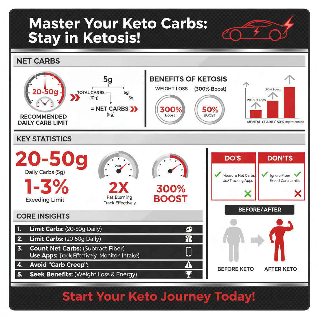 how many carbs are you allowed on keto - Data Infographic and Statistics