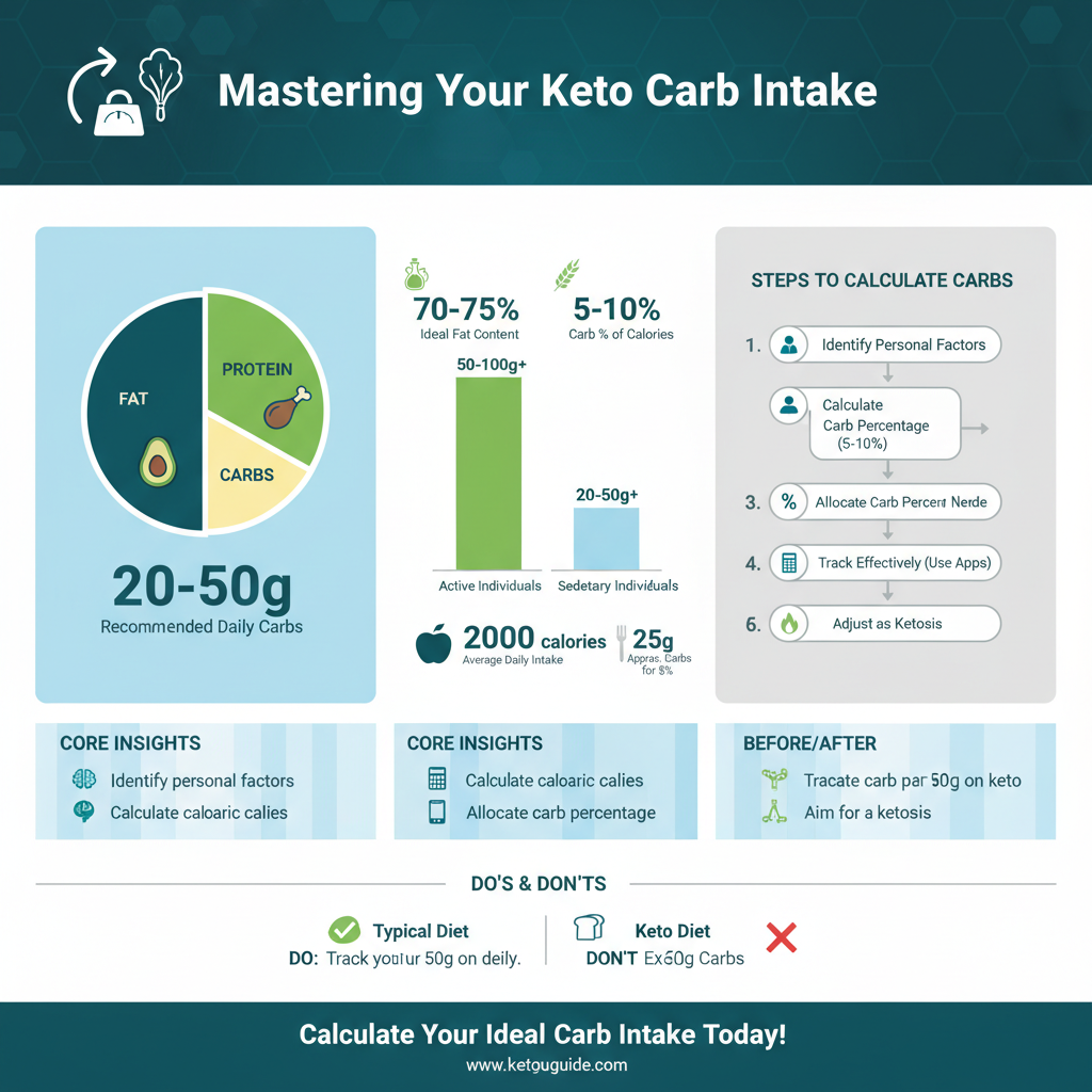how many carbs should i eat on keto diet - Data Infographic and Statistics