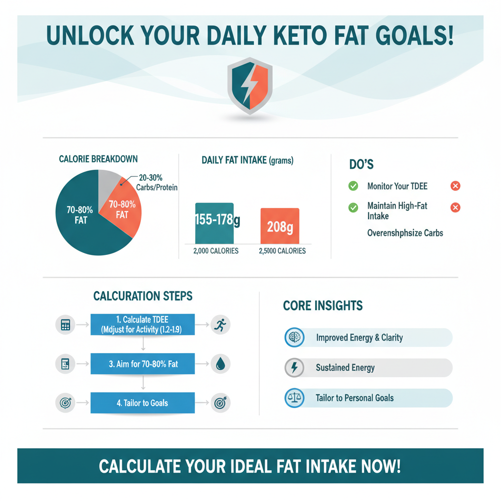 how many grams of fat per day on keto - Data Infographic and Statistics