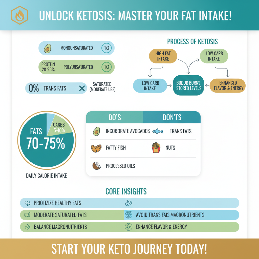how much fat in a keto diet - Data Infographic and Statistics