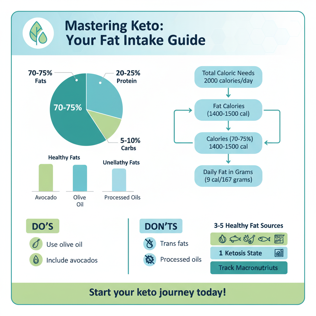 how much fat should i eat on the keto diet - Data Infographic and Statistics