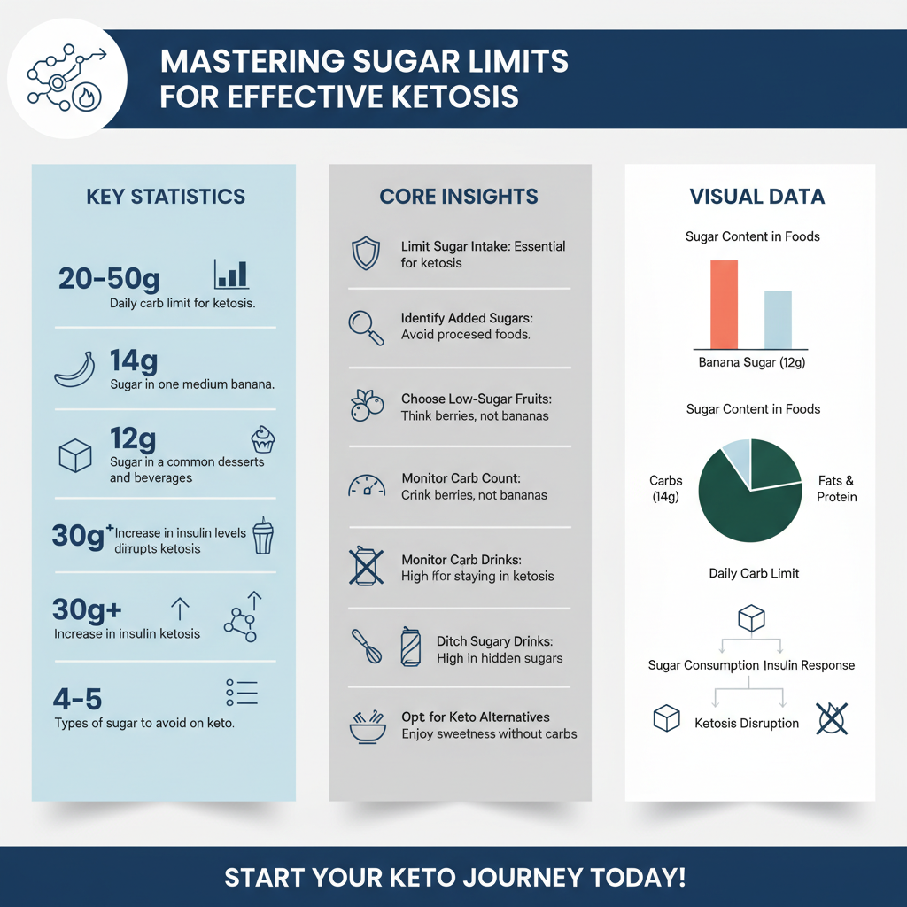 how much sugar in keto - Data Infographic and Statistics
