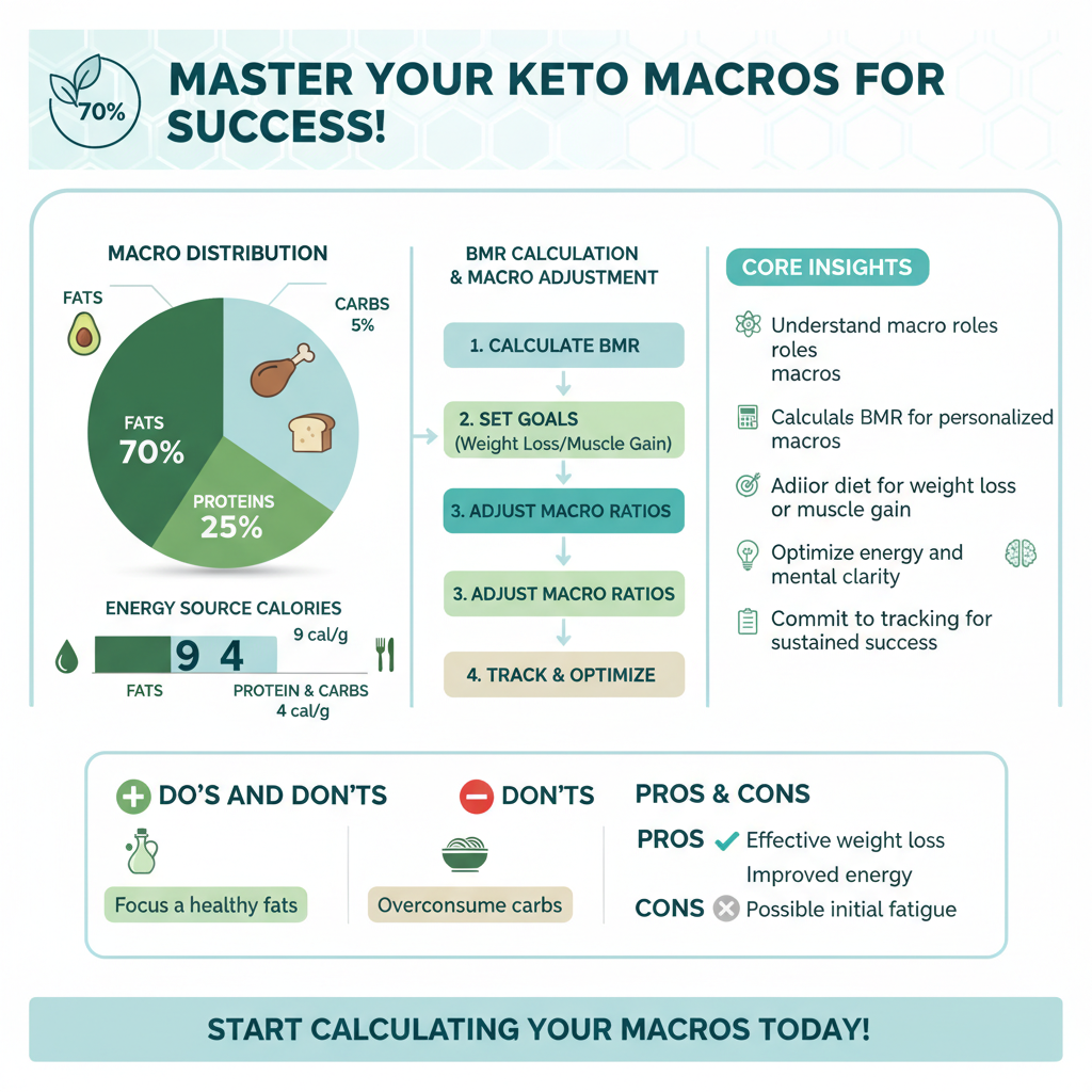 how to calculate keto diet macros - Data Infographic and Statistics