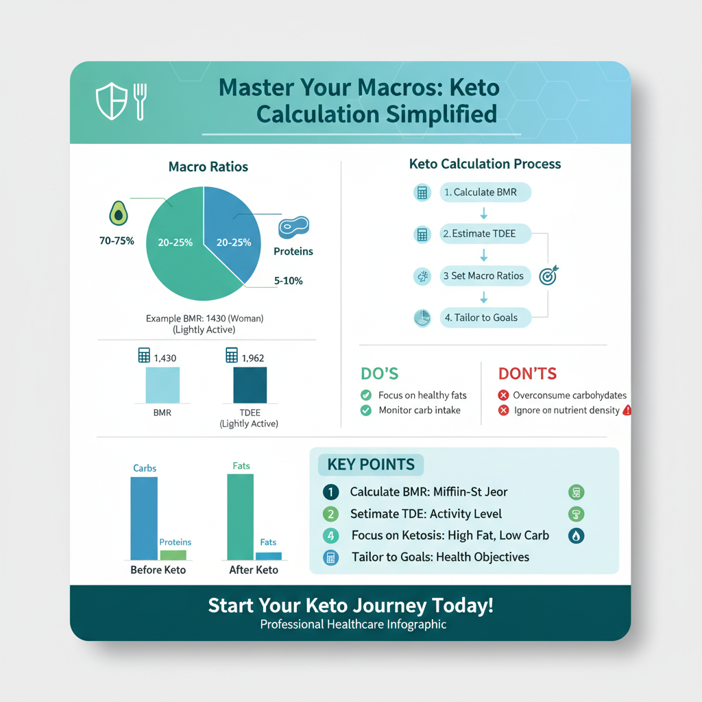 how to calculate macros on keto diet - Data Infographic and Statistics