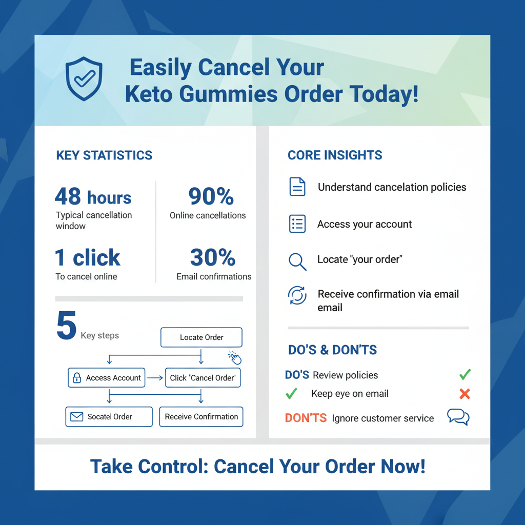how to cancel keto gummies order - Data Infographic and Statistics