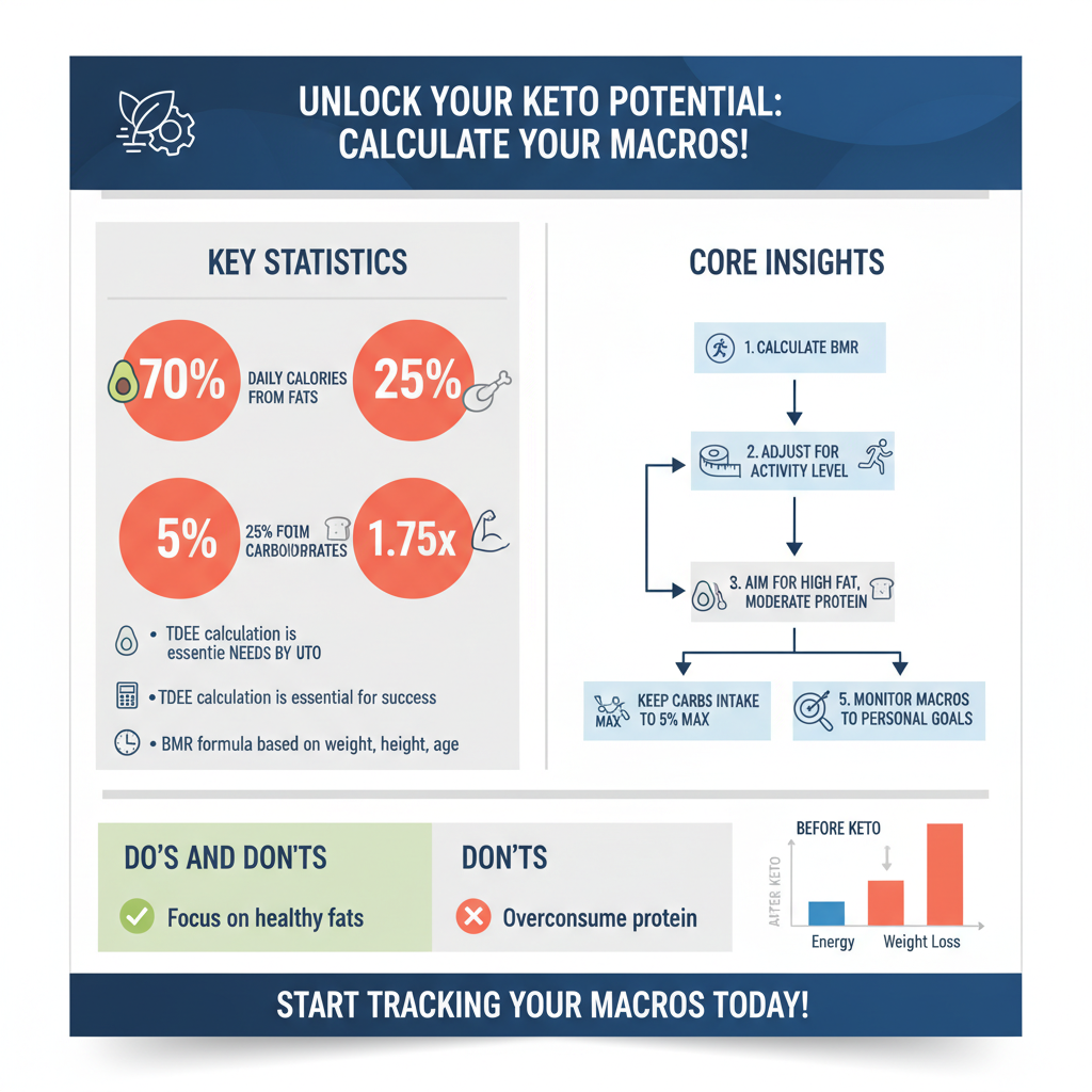 how to determine keto macros - Data Infographic and Statistics