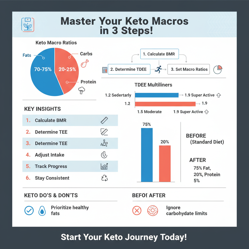 how to figure out keto macros - Data Infographic and Statistics
