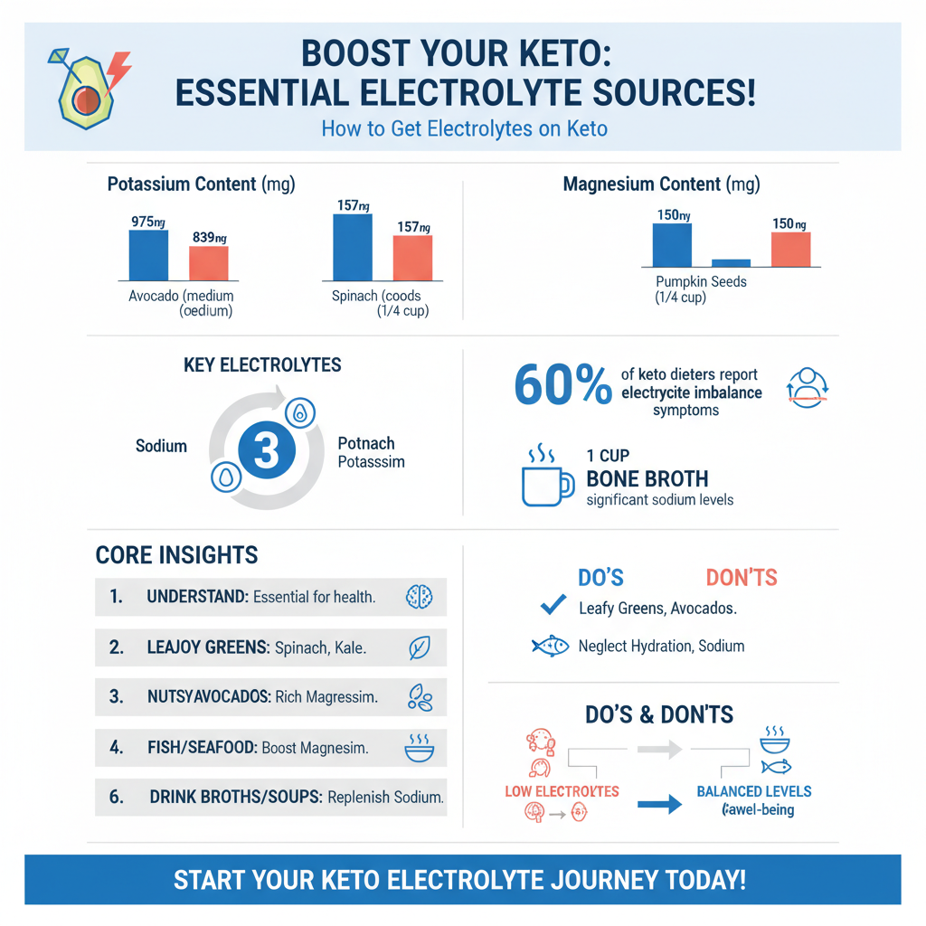 how to get electrolytes on keto - Data Infographic and Statistics