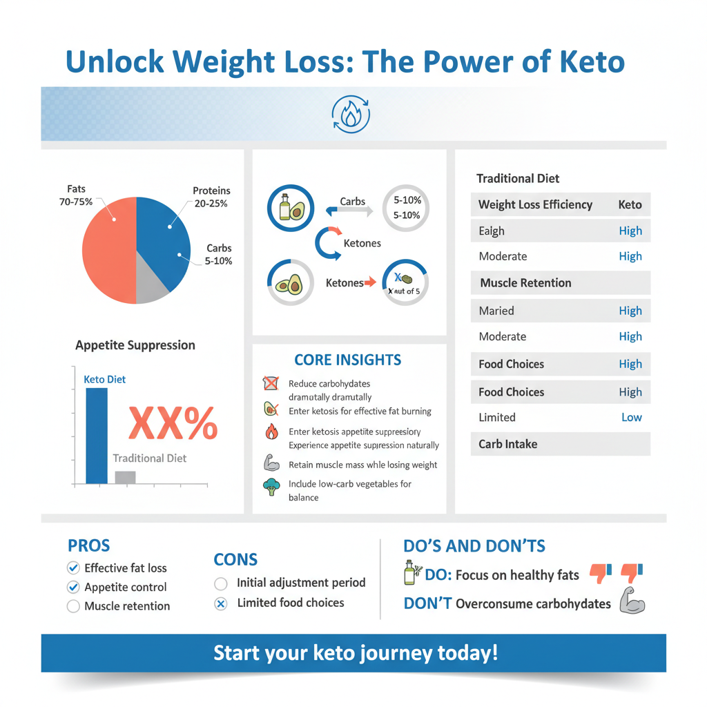 how to lose weight in keto - Data Infographic and Statistics