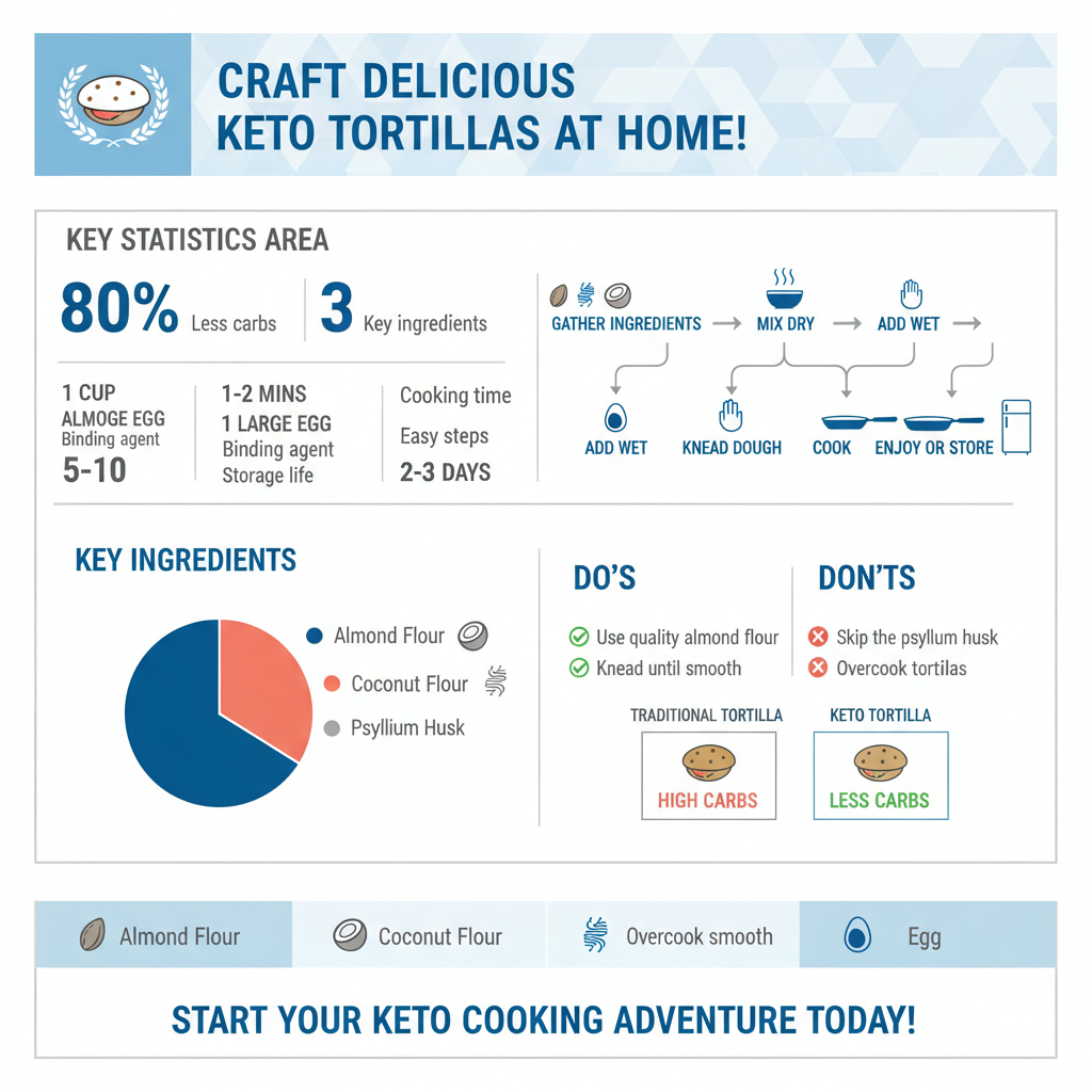 how to make keto tortillas - Data Infographic and Statistics