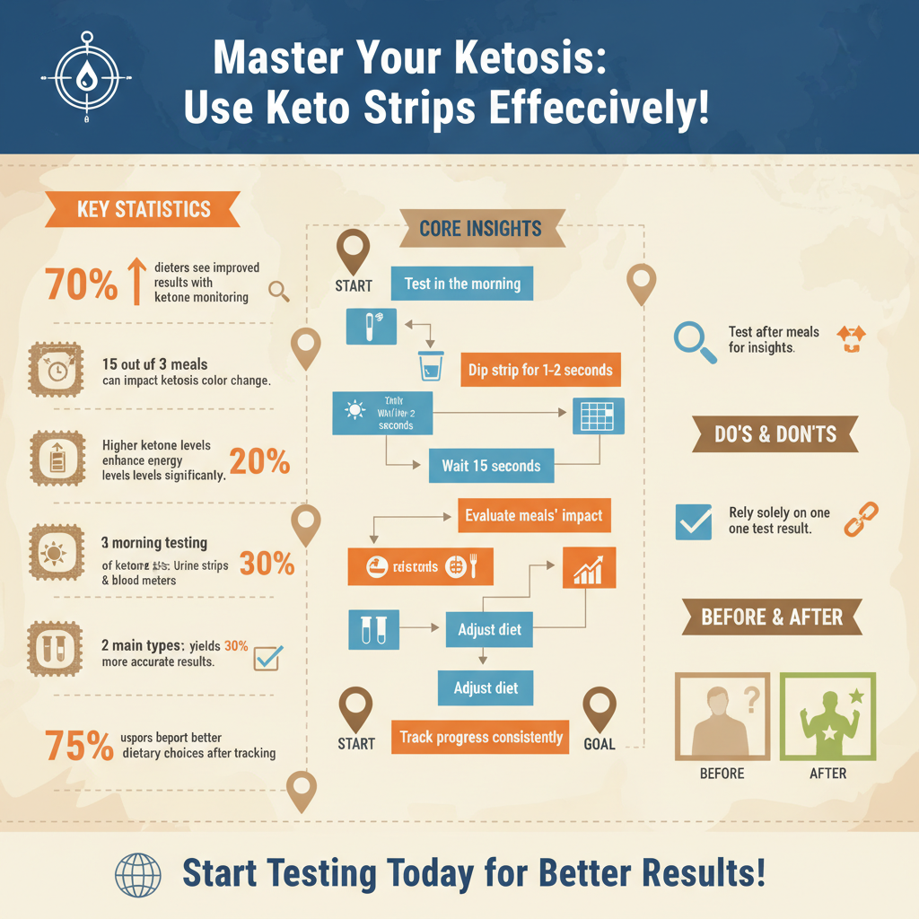 how to use keto strips - Data Infographic and Statistics