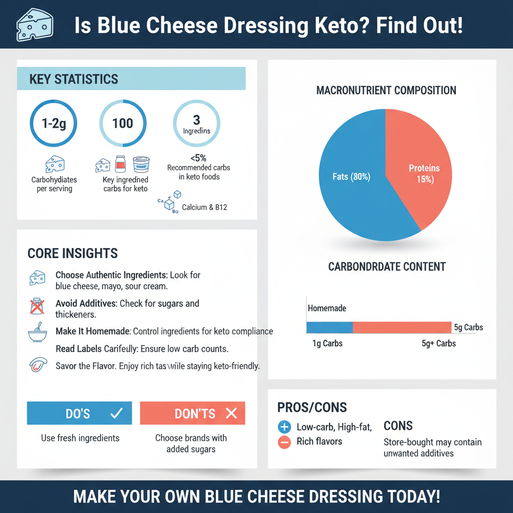 is blue cheese dressing keto friendly - Data Infographic and Statistics