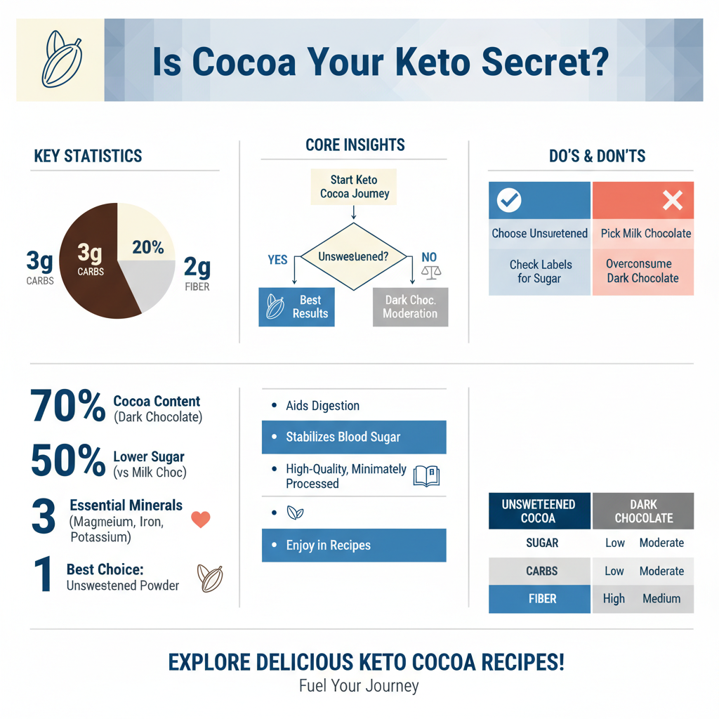 is cocoa keto friendly - Data Infographic and Statistics