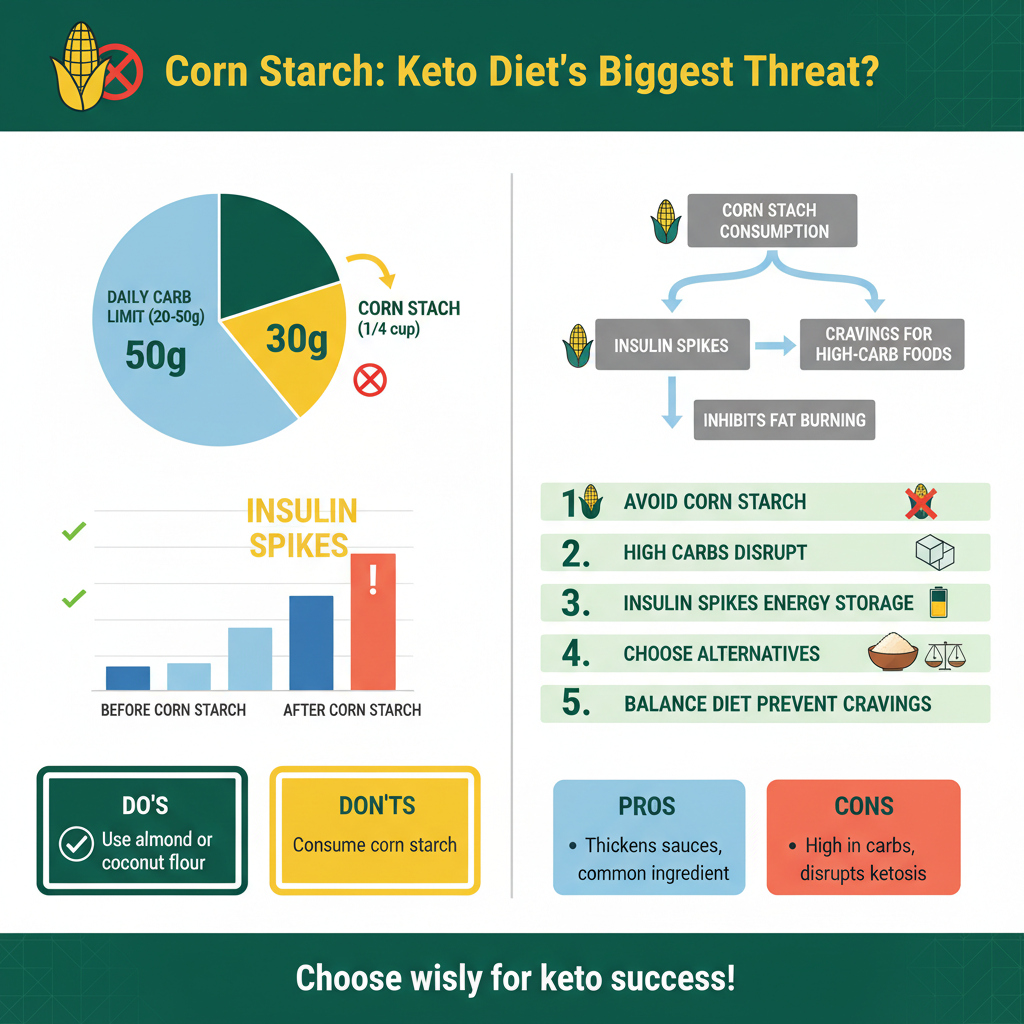 is corn starch keto friendly - Data Infographic and Statistics