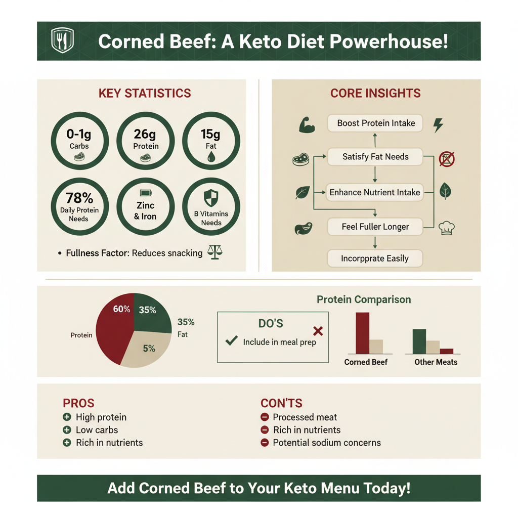 is corned beef keto - Data Infographic and Statistics