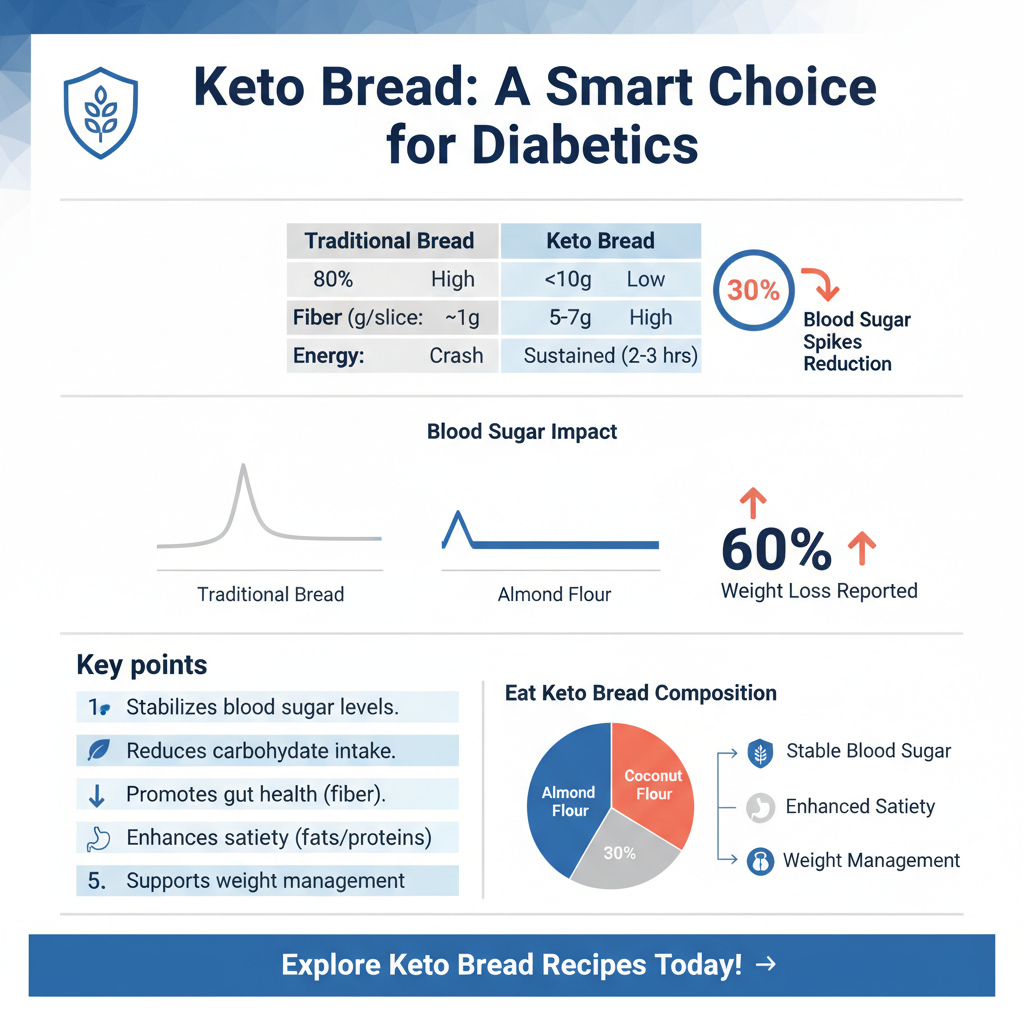 is keto bread good for diabetes - Data Infographic and Statistics