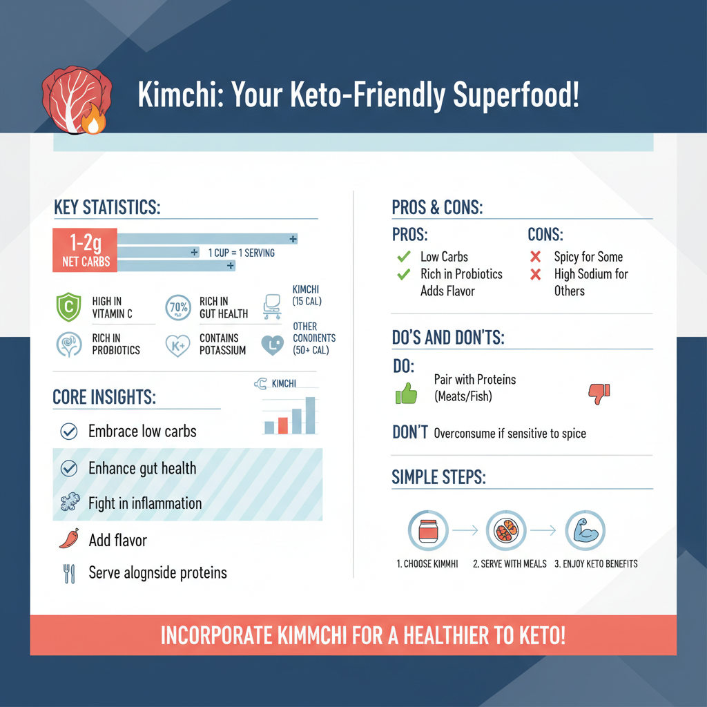 is kimchi keto friendly - Data Infographic and Statistics