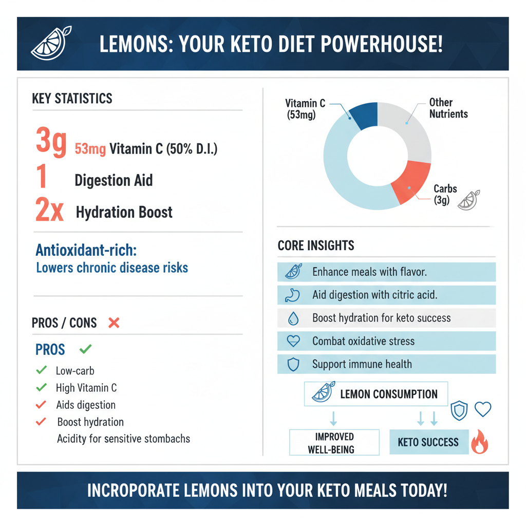 is lemon keto friendly - Data Infographic and Statistics
