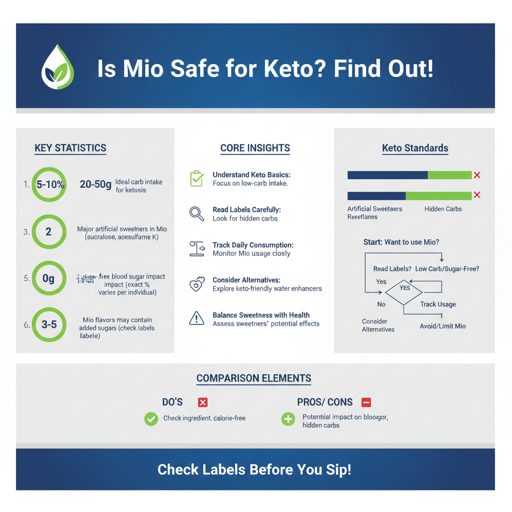 is mio keto friendly - Data Infographic and Statistics