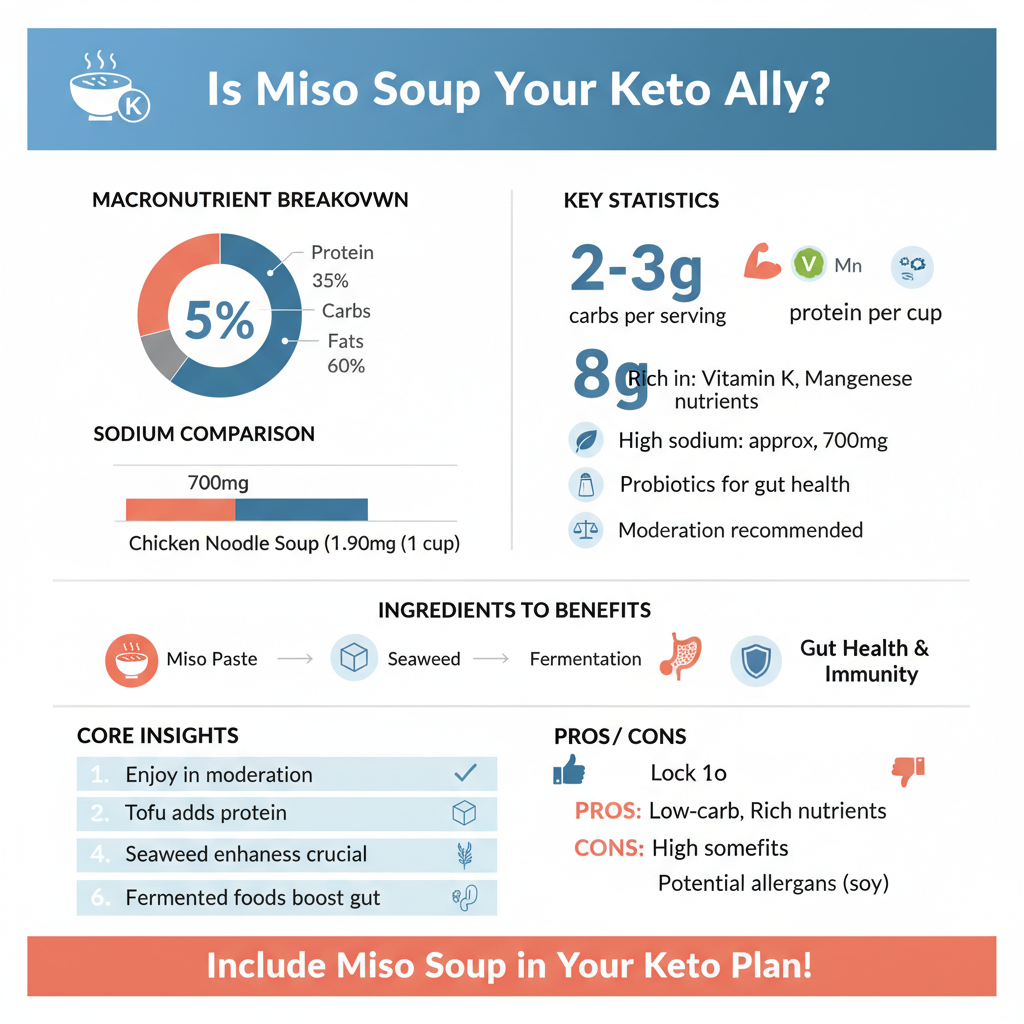 is miso soup keto friendly - Data Infographic and Statistics
