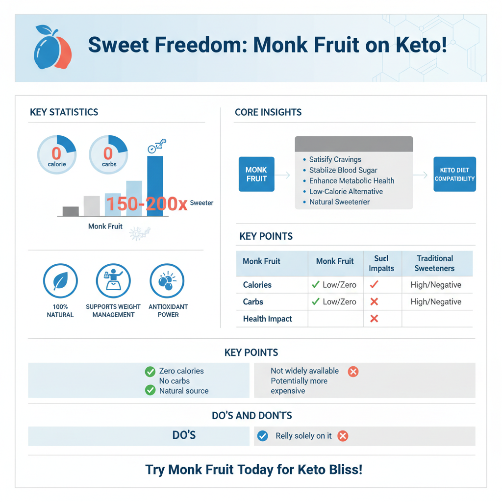is monk fruit keto friendly - Data Infographic and Statistics