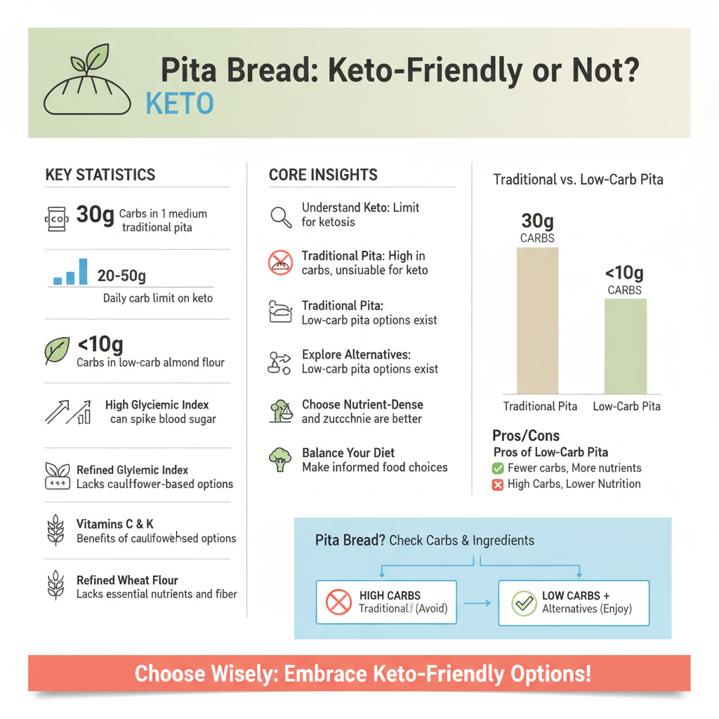 is pita bread keto friendly - Data Infographic and Statistics