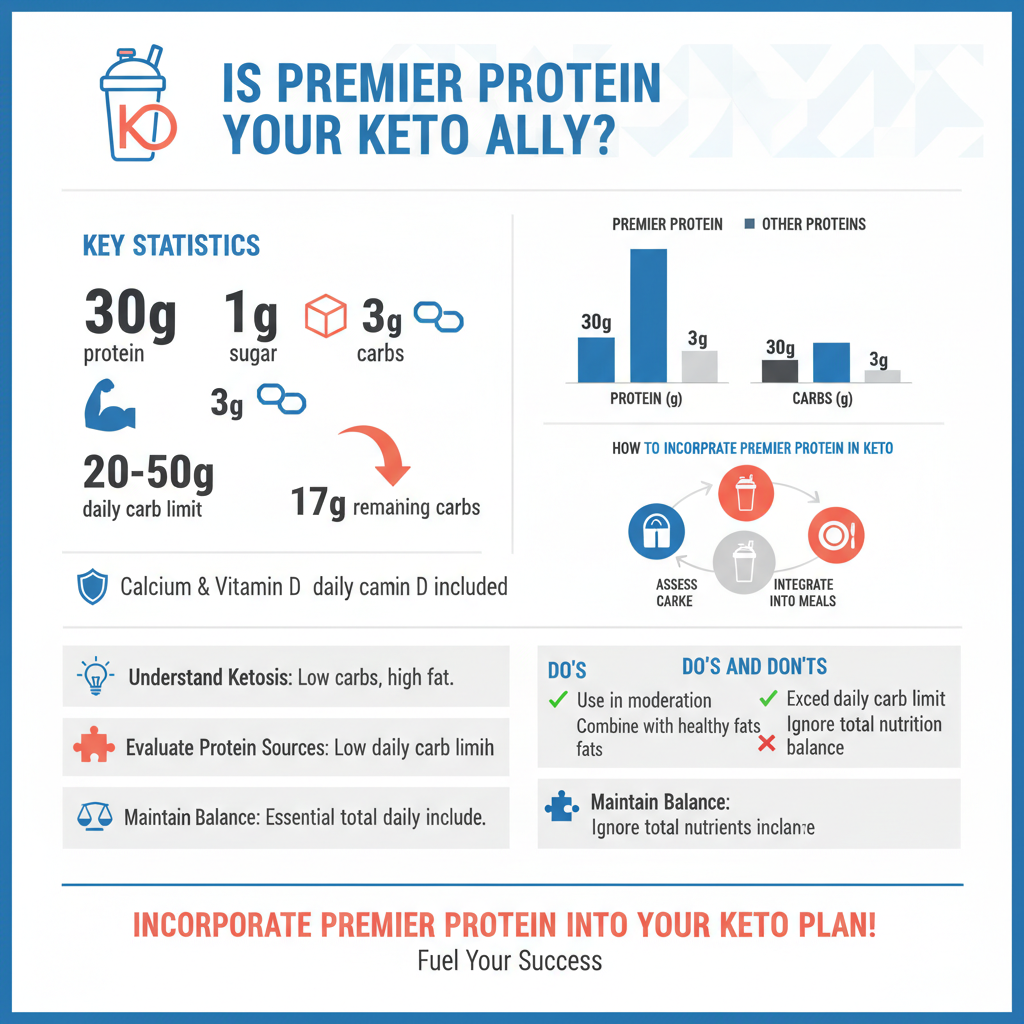is premier protein keto - Data Infographic and Statistics