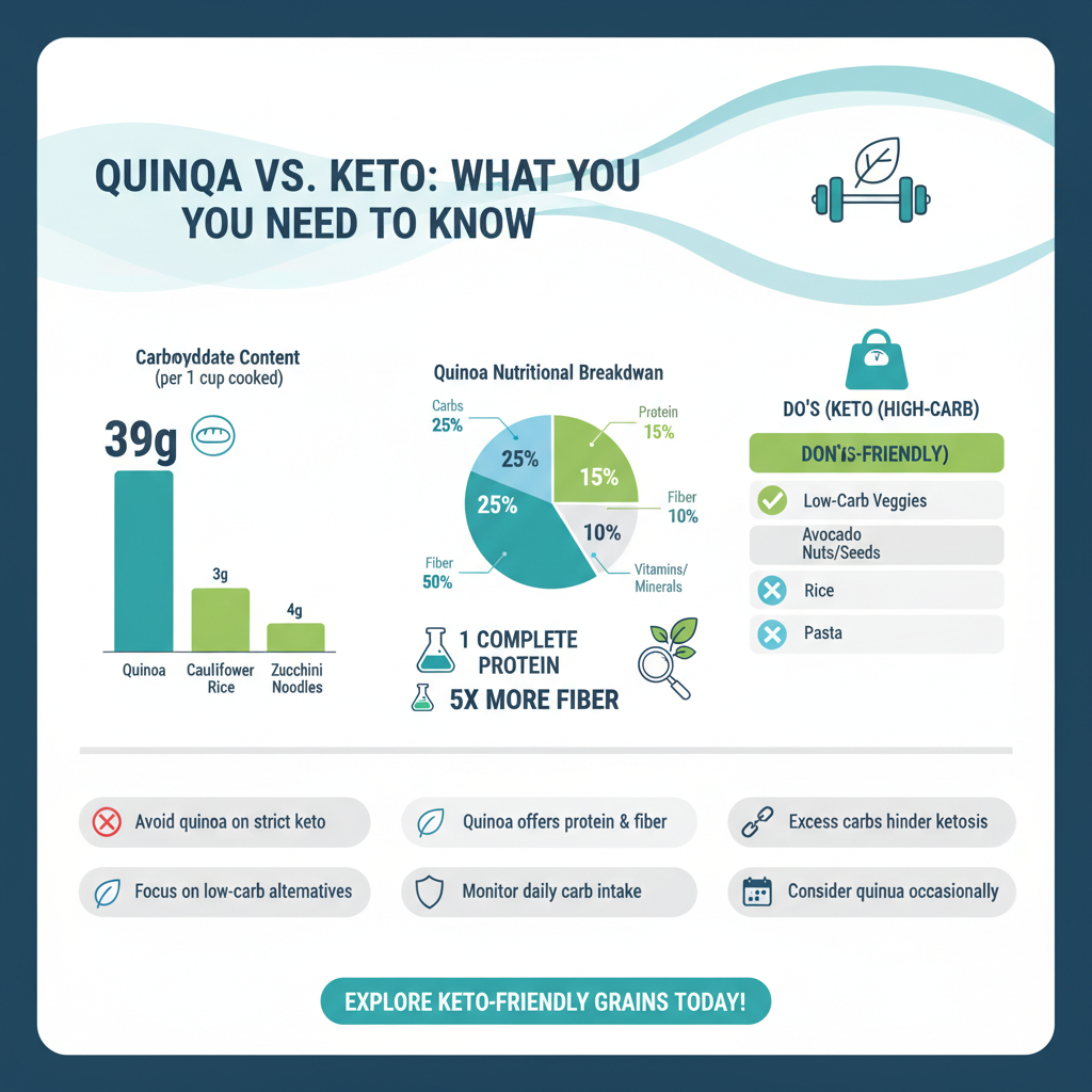 is quinoa on keto diet - Data Infographic and Statistics