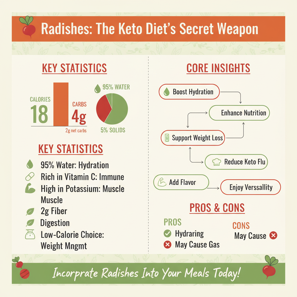 is radish keto - Data Infographic and Statistics
