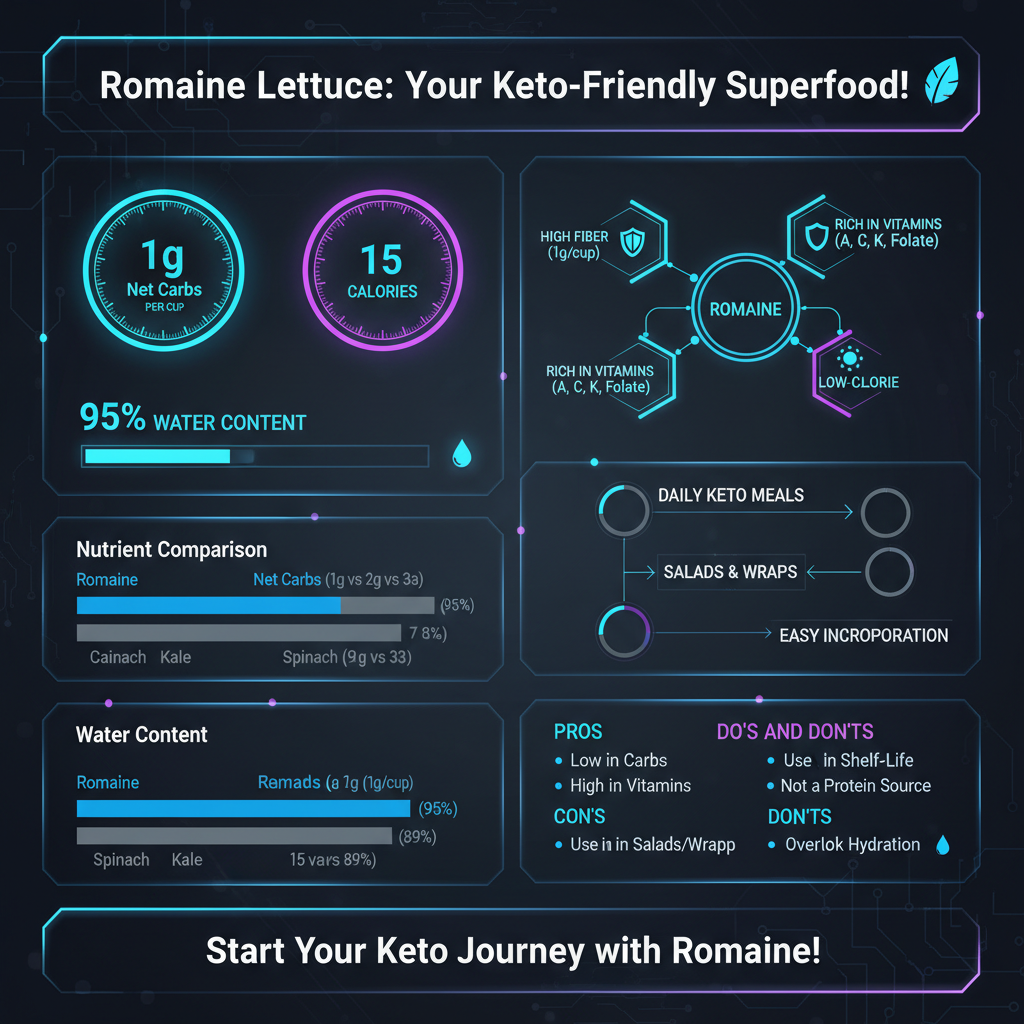 is romaine lettuce keto - Data Infographic and Statistics